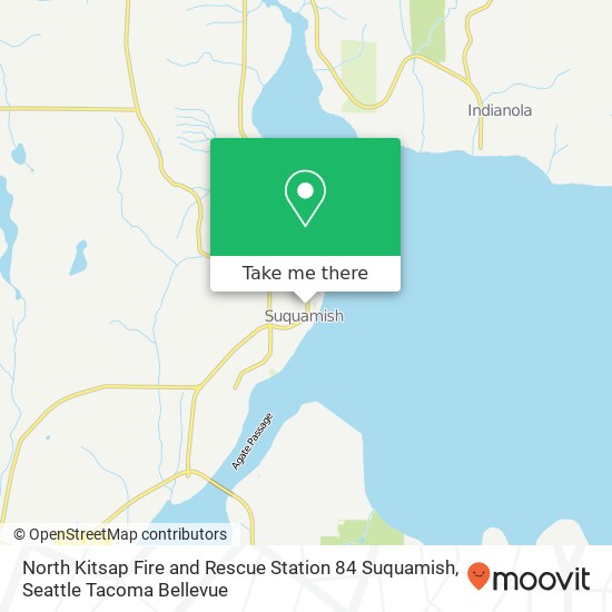 Mapa de North Kitsap Fire and Rescue Station 84 Suquamish