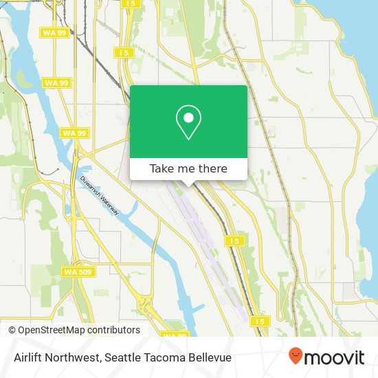 Airlift Northwest map