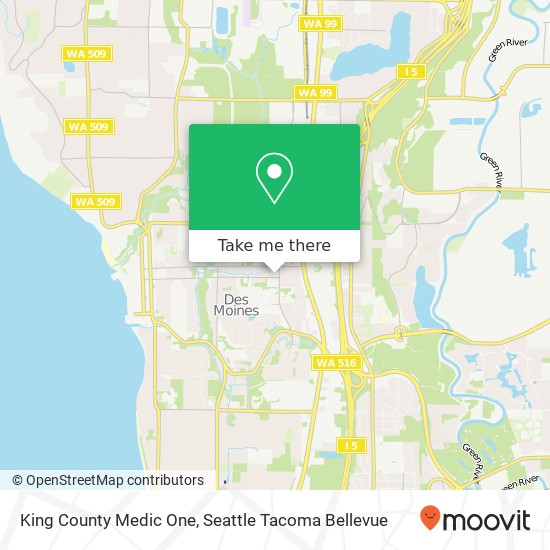 King County Medic One map