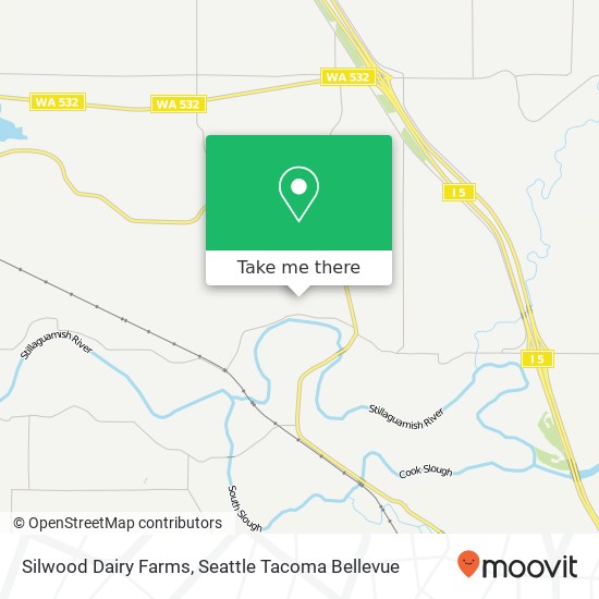Mapa de Silwood Dairy Farms