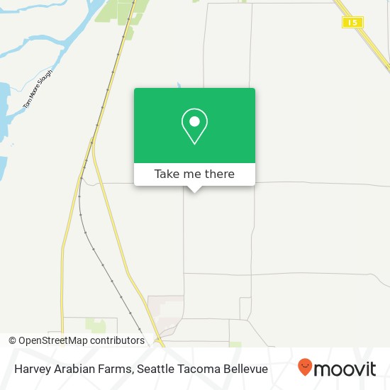 Harvey Arabian Farms map