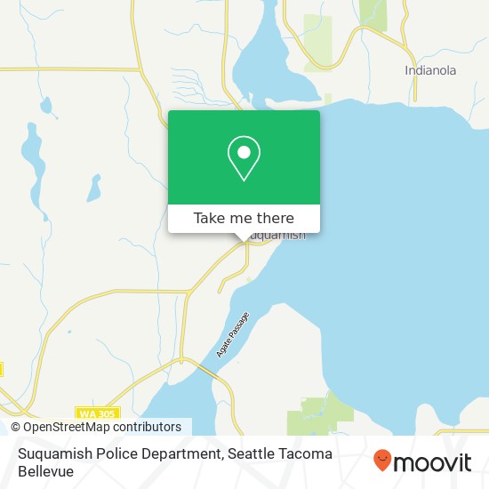 Suquamish Police Department map