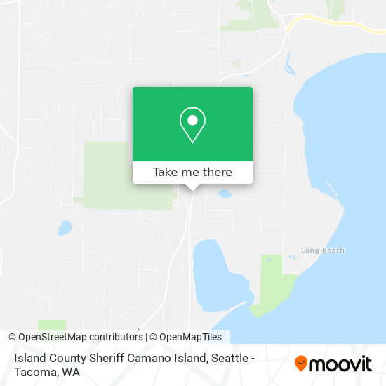 Island County Sheriff Camano Island map