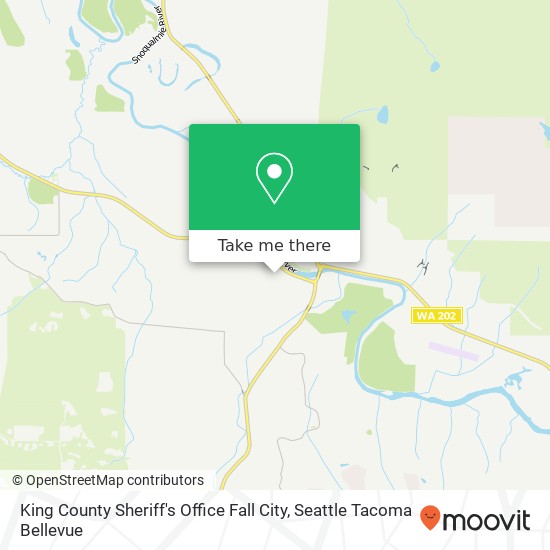Mapa de King County Sheriff's Office Fall City