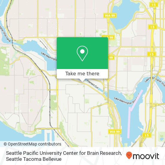 Seattle Pacific University Center for Brain Research map
