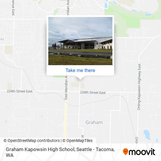 Mapa de Graham Kapowsin High School