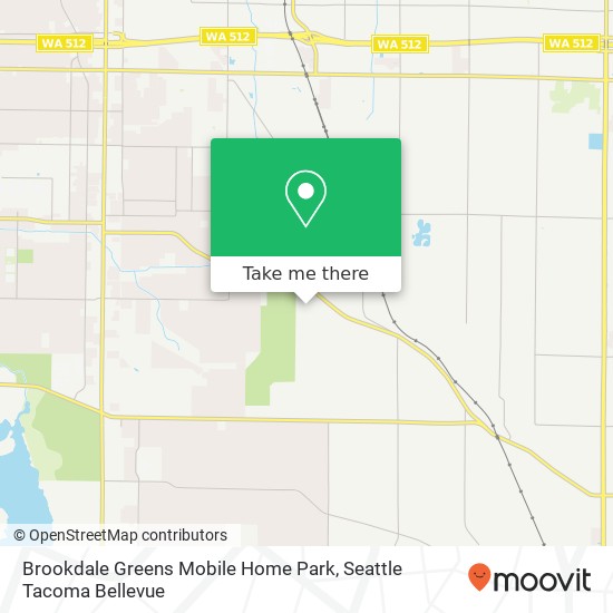 Brookdale Greens Mobile Home Park map