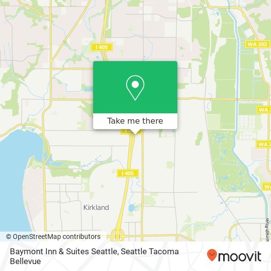 Mapa de Baymont Inn & Suites Seattle