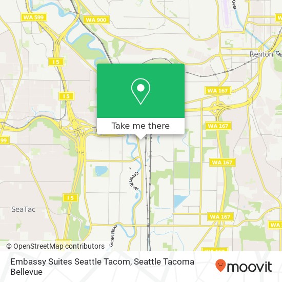 Mapa de Embassy Suites Seattle Tacom