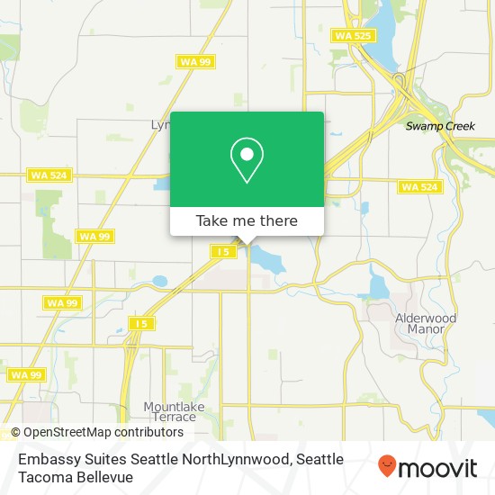 Embassy Suites Seattle NorthLynnwood map