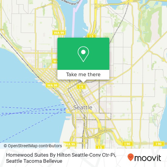 Homewood Suites By Hilton Seattle-Conv Ctr-Pi map