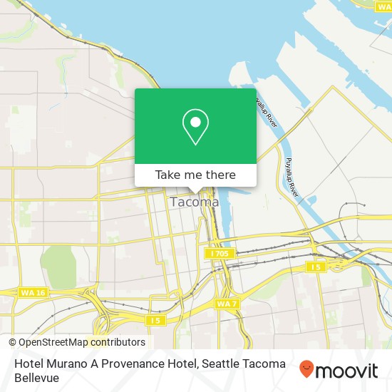 Mapa de Hotel Murano A Provenance Hotel