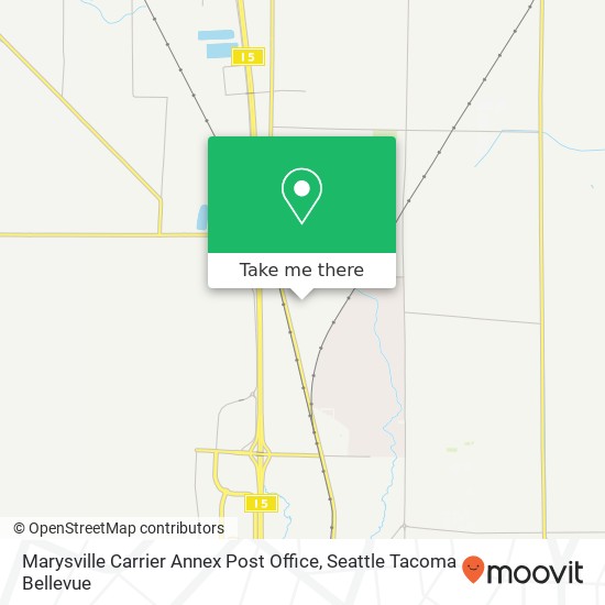 Marysville Carrier Annex Post Office map