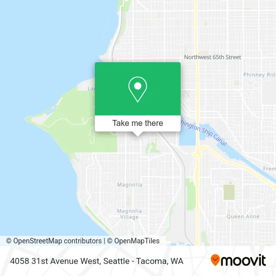 4058 31st Avenue West map