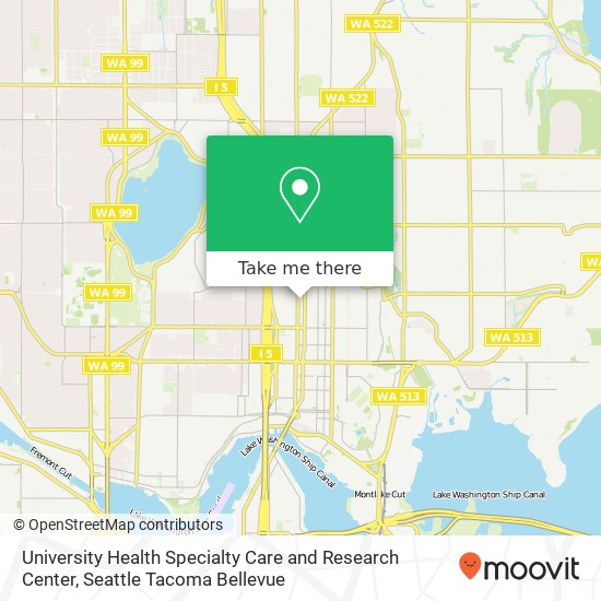 University Health Specialty Care and Research Center map