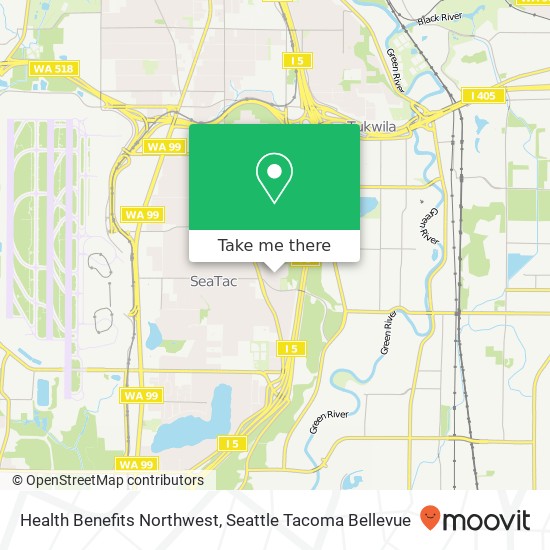 Mapa de Health Benefits Northwest