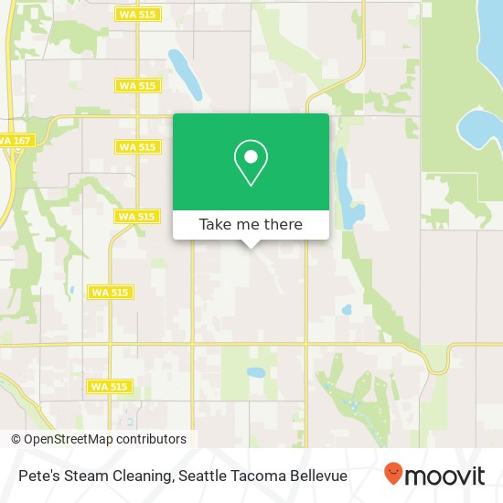 Pete's Steam Cleaning map