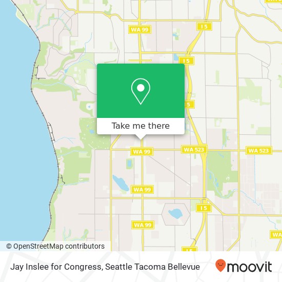 Jay Inslee for Congress map