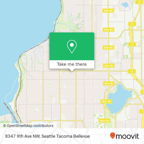 Mapa de 8347 9th Ave NW