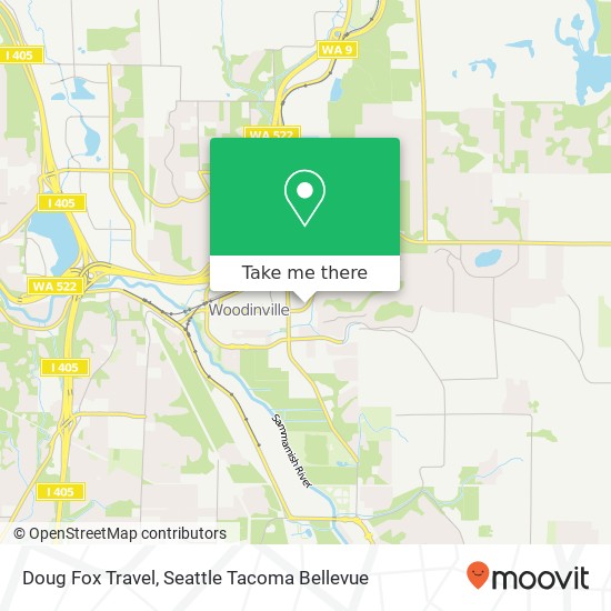 Mapa de Doug Fox Travel