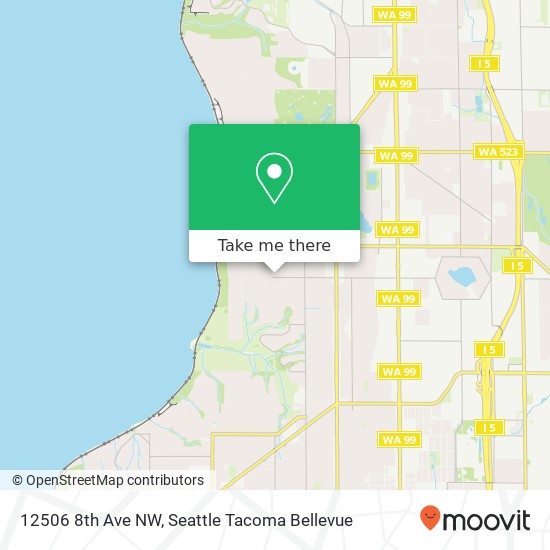 Mapa de 12506 8th Ave NW