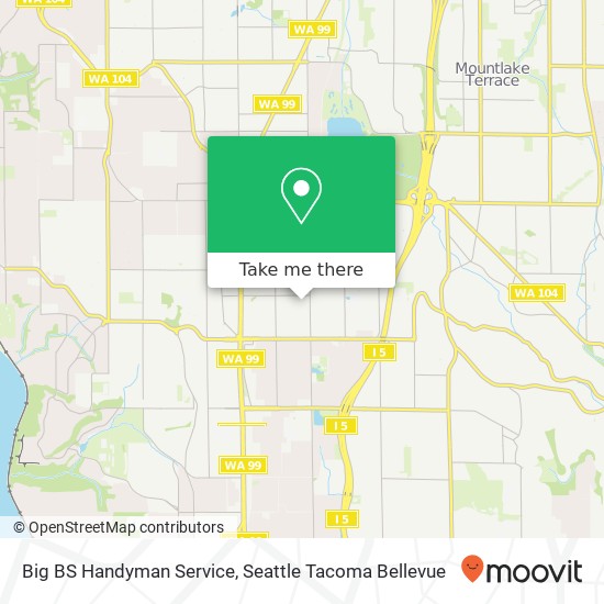 Big BS Handyman Service map