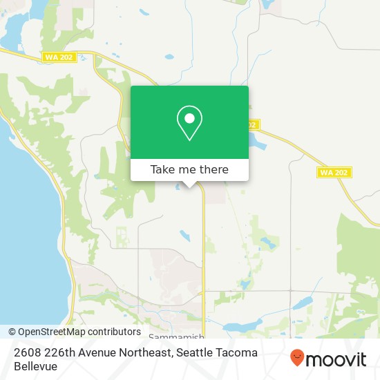 Mapa de 2608 226th Avenue Northeast