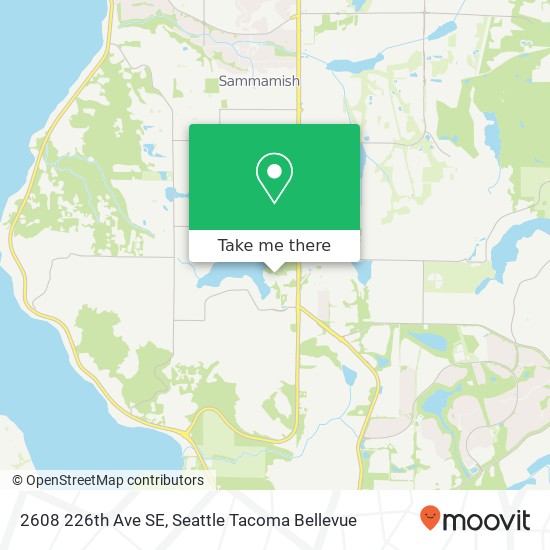 Mapa de 2608 226th Ave SE