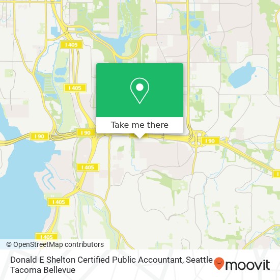 Mapa de Donald E Shelton Certified Public Accountant