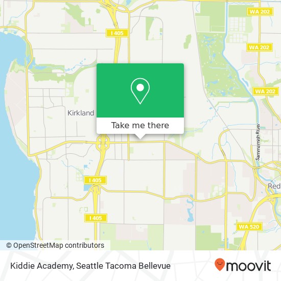 Mapa de Kiddie Academy