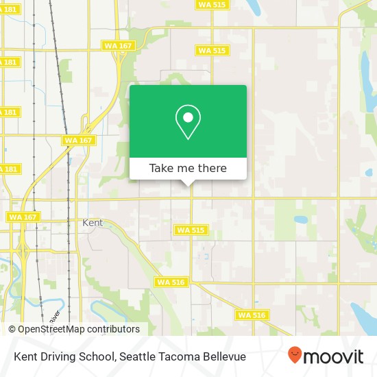 Kent Driving School map