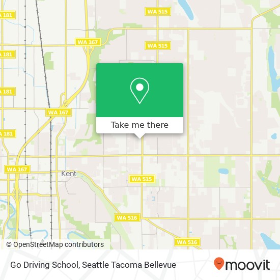 Go Driving School map