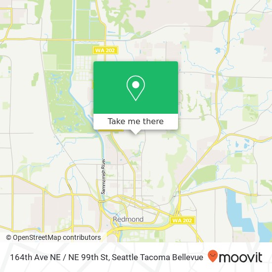 Mapa de 164th Ave NE / NE 99th St