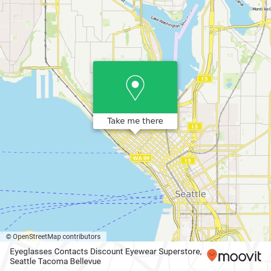 Mapa de Eyeglasses Contacts Discount Eyewear Superstore