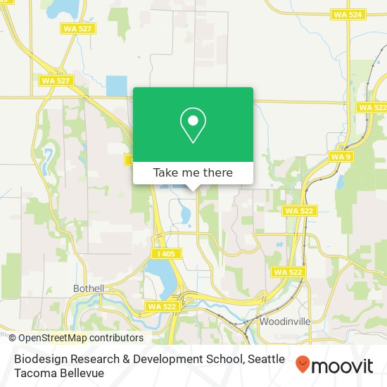 Mapa de Biodesign Research & Development School