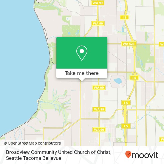 Broadview Community United Church of Christ map