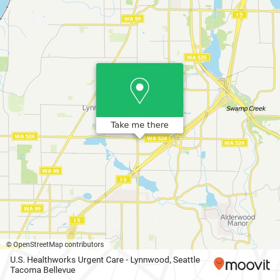 U.S. Healthworks Urgent Care - Lynnwood map