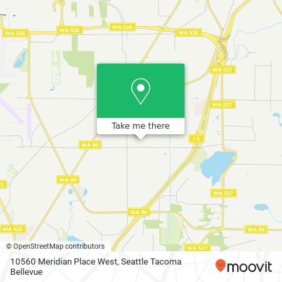 Mapa de 10560 Meridian Place West