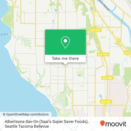 Albertsons-Sav-On (Saar's Super Saver Foods) map