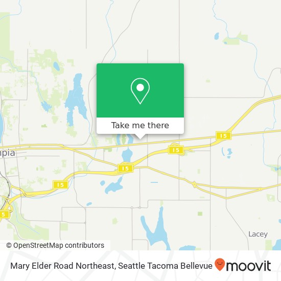 Mapa de Mary Elder Road Northeast