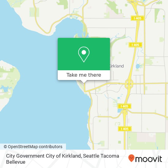 City Government City of Kirkland map