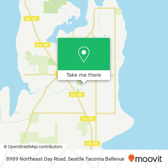 8989 Northeast Day Road map