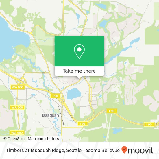 Timbers at Issaquah Ridge map