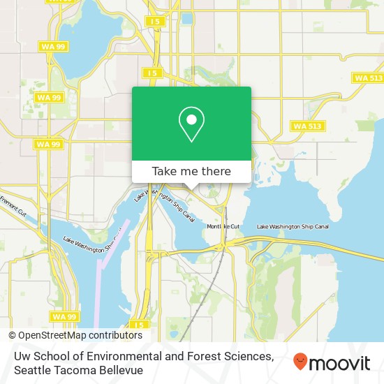 Uw School of Environmental and Forest Sciences map