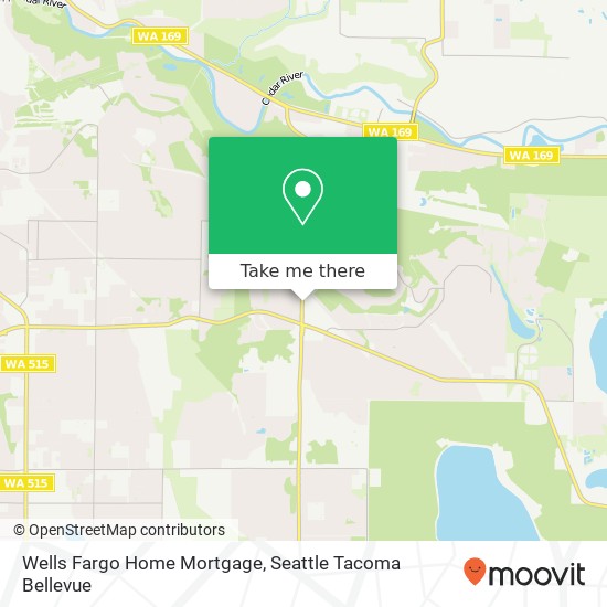 Mapa de Wells Fargo Home Mortgage