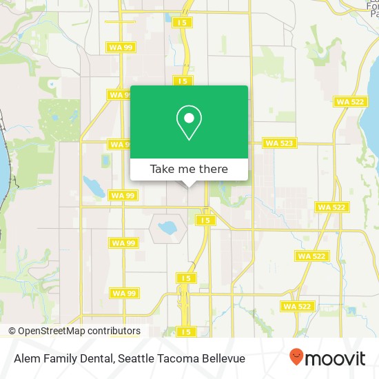 Alem Family Dental map