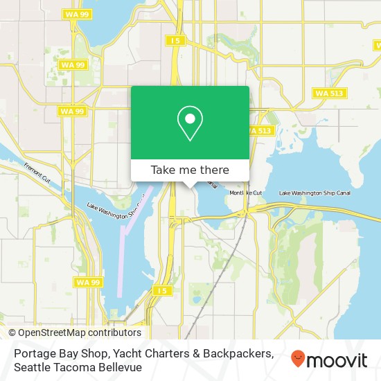 Portage Bay Shop, Yacht Charters & Backpackers map