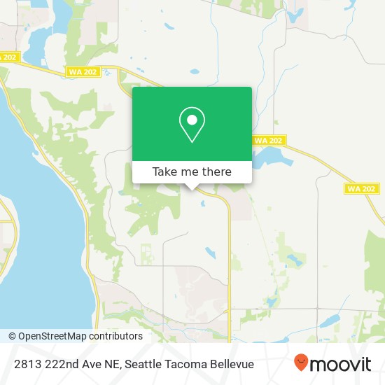 Mapa de 2813 222nd Ave NE