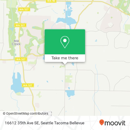 Mapa de 16612 35th Ave SE