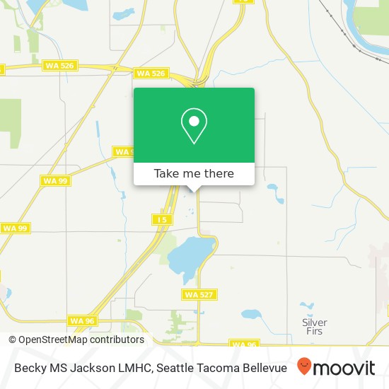 Mapa de Becky MS Jackson LMHC